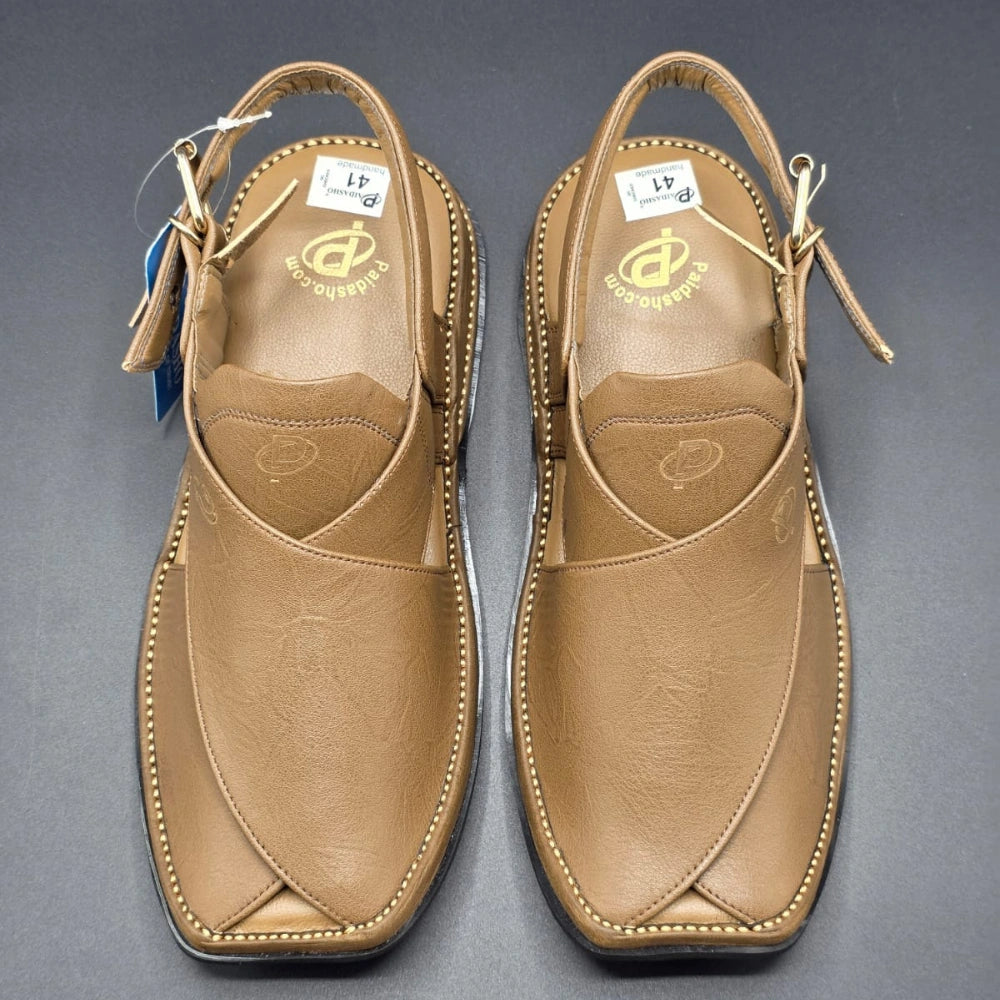 Paidasho Peshawari Shoes | Brown Handmade Leather Sandals