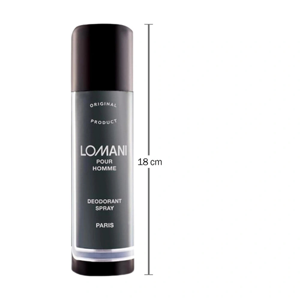 Lomani Pour Homme Deodorant Spray Unisex 200ml | Fresh Scent