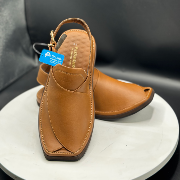 Coffee Brown Peshawari Chappal | Article P008 | Paidasho
