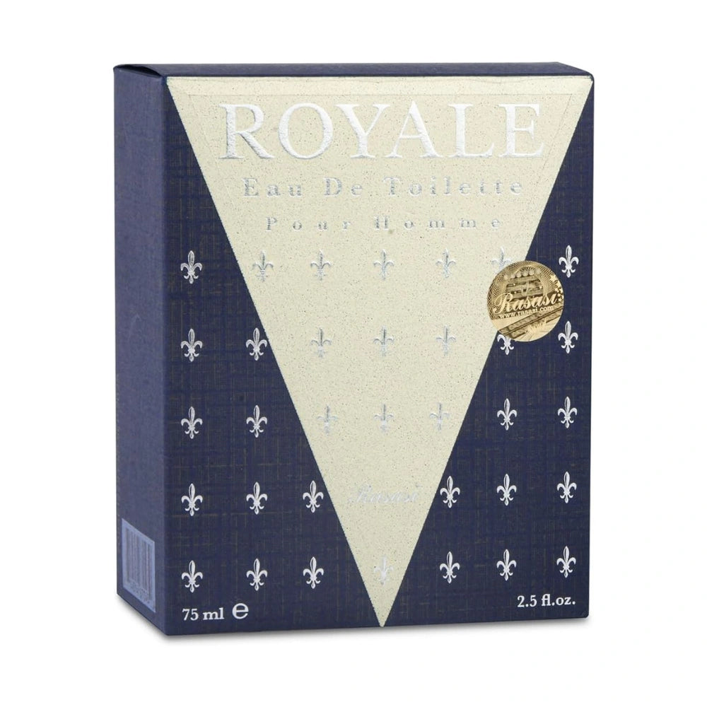 RASASI Royale Black EDT for Men 75ml – Long Lasting Perfume