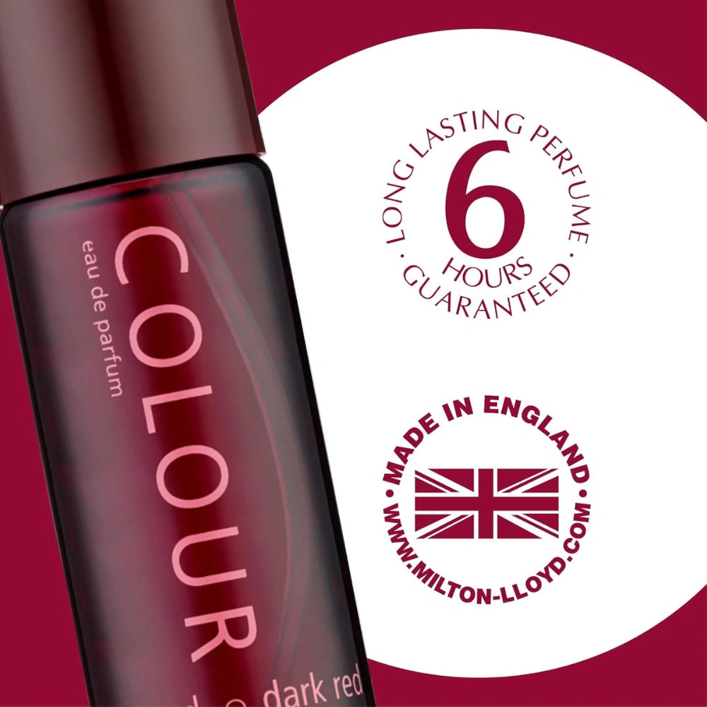 Colour Me Dark Red Perfume - Unisex, Long-Lasting Scent