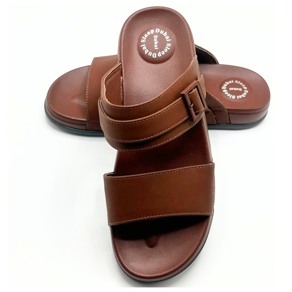 New Design Dubai Men's Chappal – Stylish & Comfortable