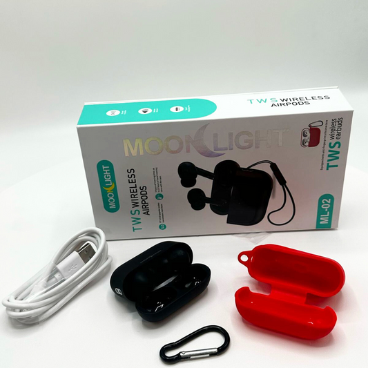 MOON LIGHT TWS Wireless AirPods 5.0 – High-Quality Sound