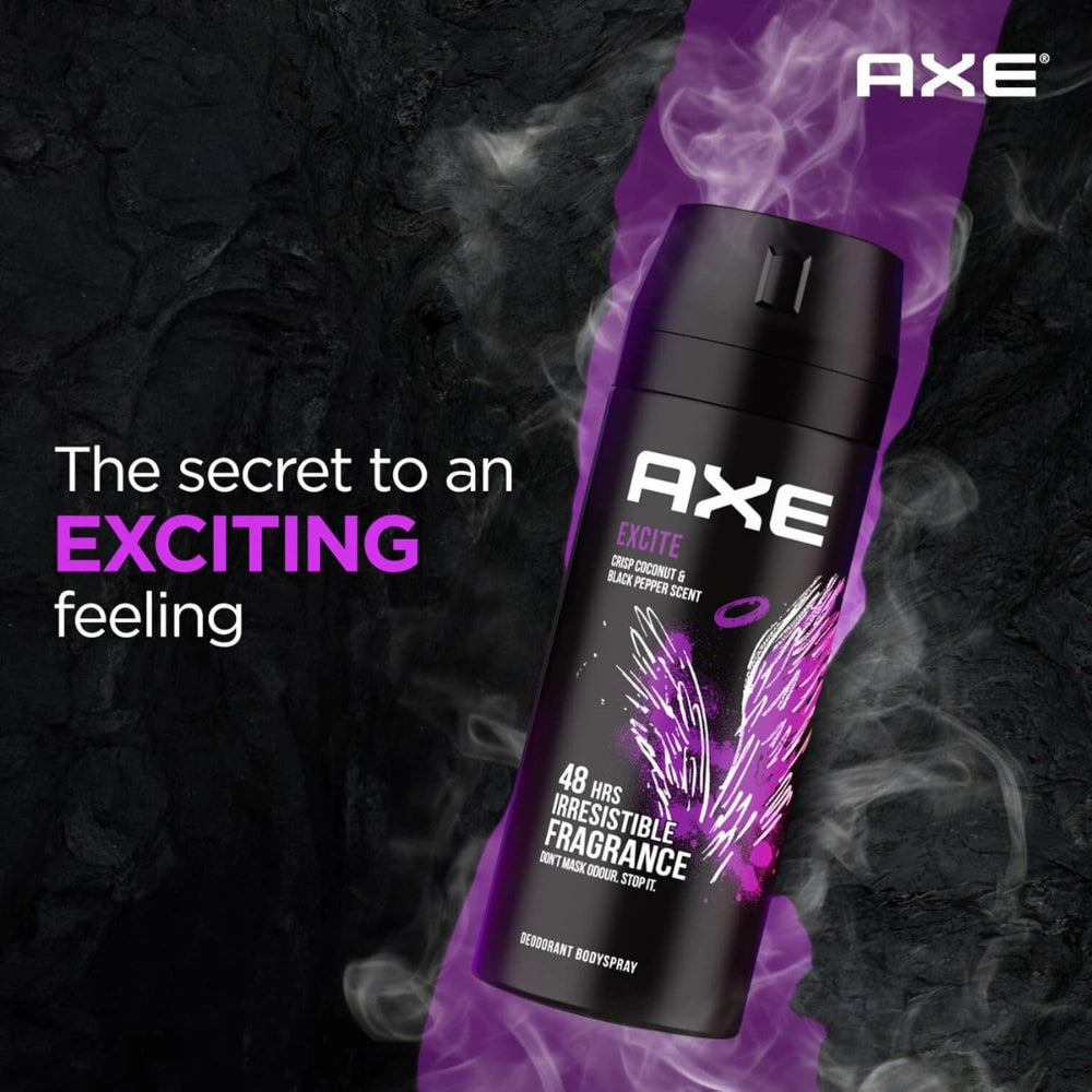 Axe Excite Body Spray for Men | 48H Odour Protection