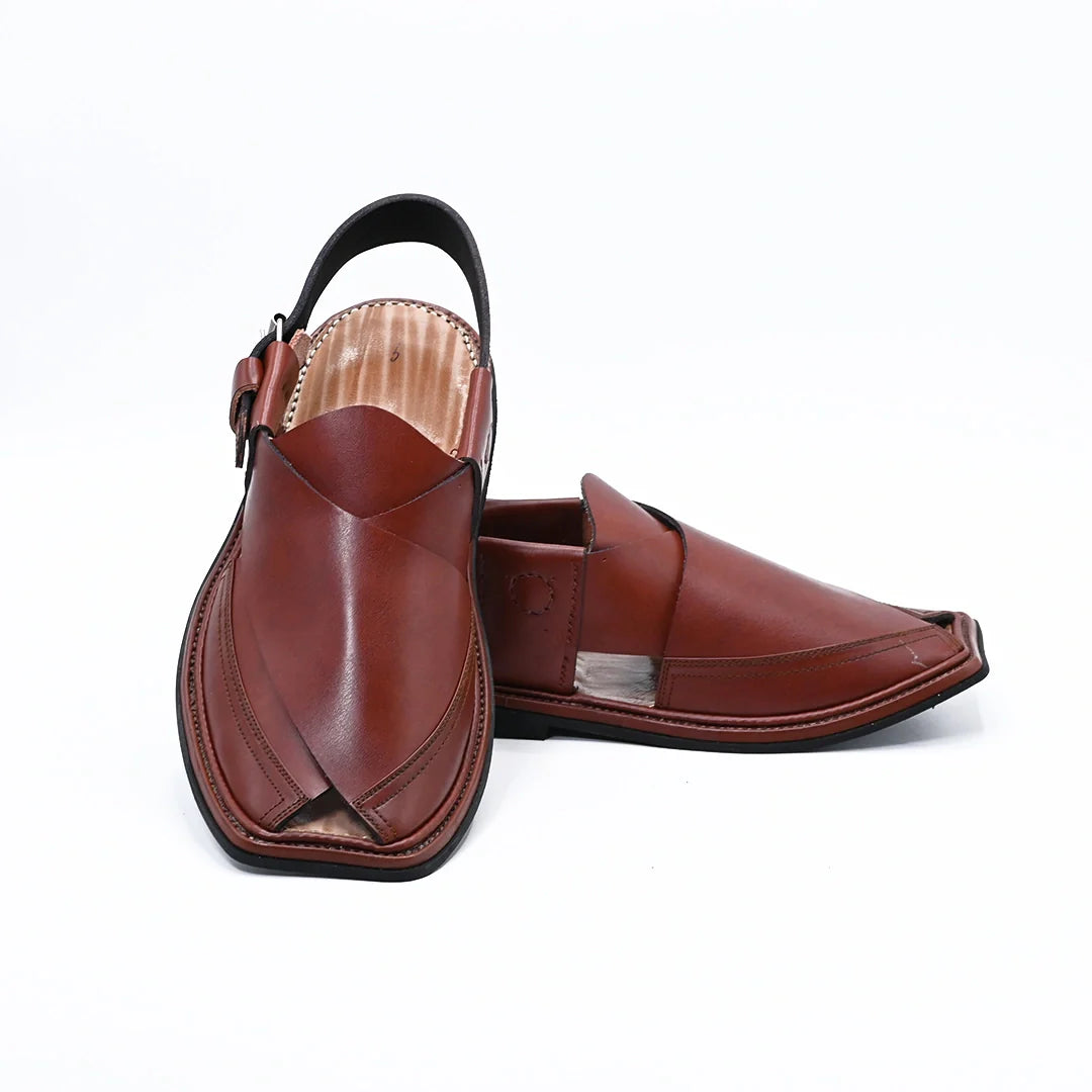 Border Simple Peshawari Sandals – Classic & Comfortable