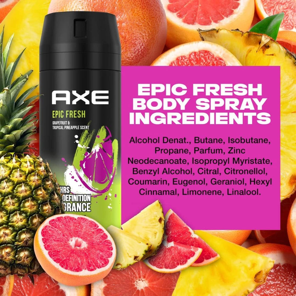Axe Body Spray for Men Epic Fresh 150ML – Long-Lasting Fresh