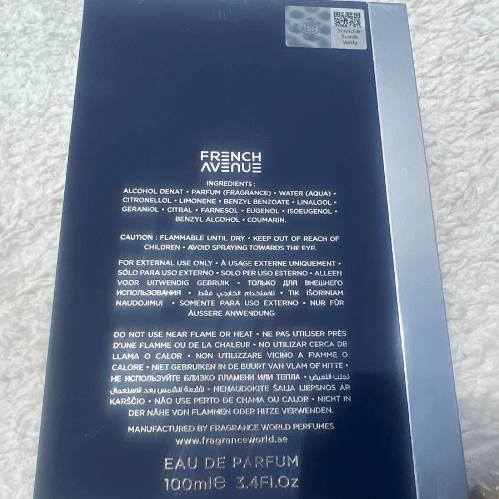 Azzure Aoud French Avenue For Men 100ml | Bold Fragrance