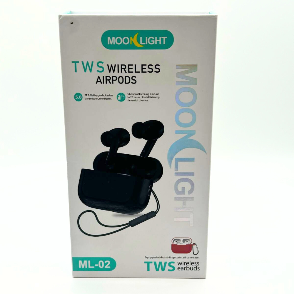 مون لائٹ TWS وائرلیس ایئر پوڈز 5.0 – اعلیٰ معیار کی آواز