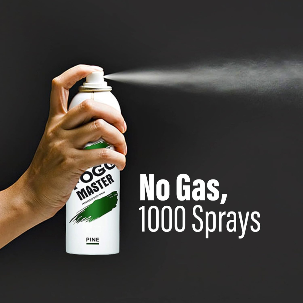 Fogg Master Pine Deodorant 150ml – Long-Lasting No Gas Deo