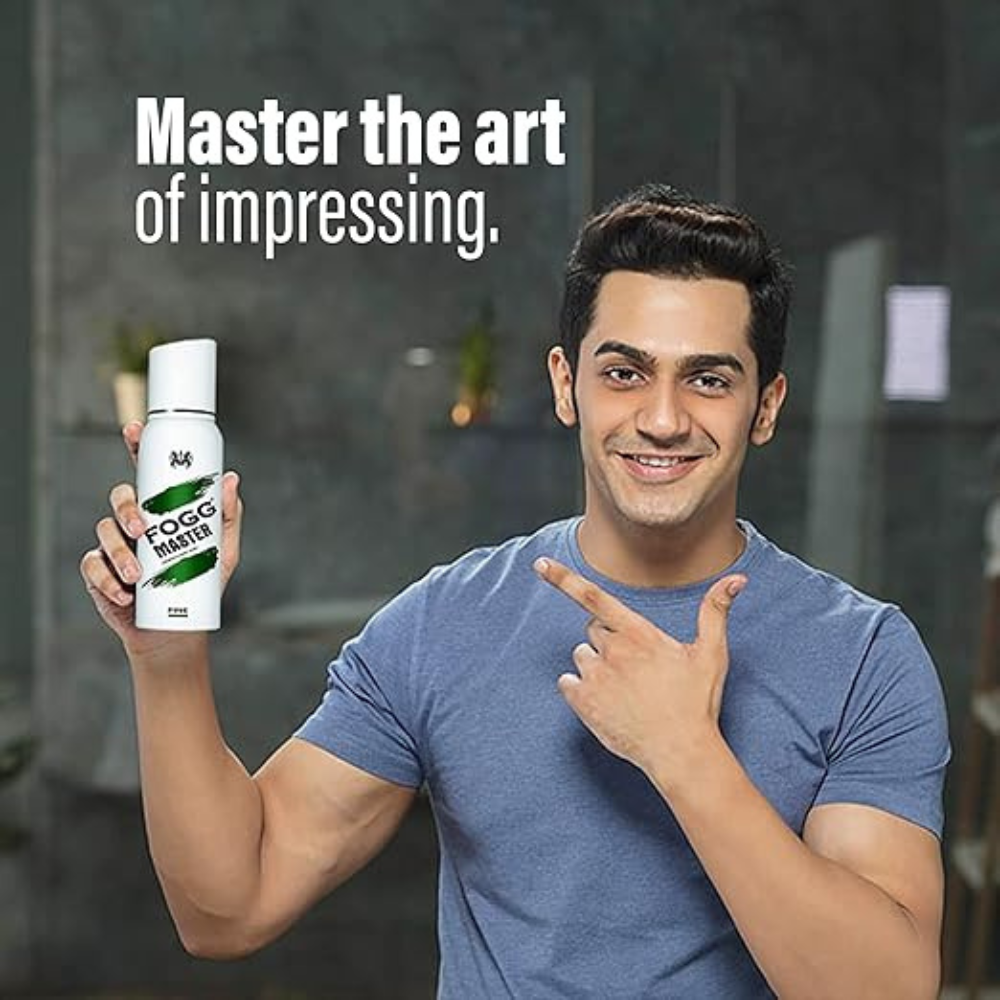 Fogg Master Pine Deodorant 150ml – Long-Lasting No Gas Deo