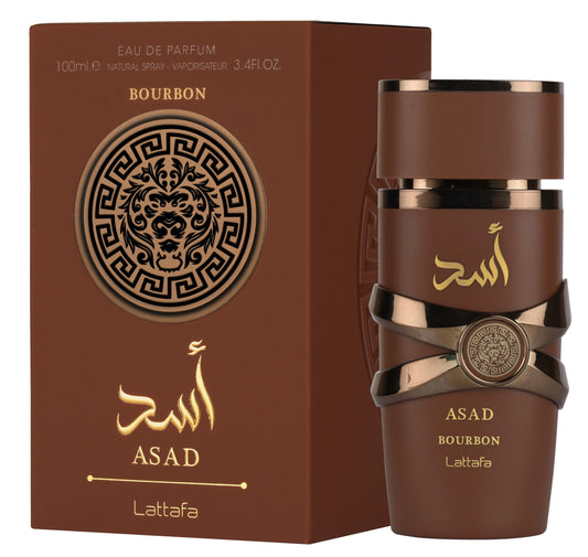 Asad Bourbon by Lattafa 100ml - Bold & Warm Unisex Scent