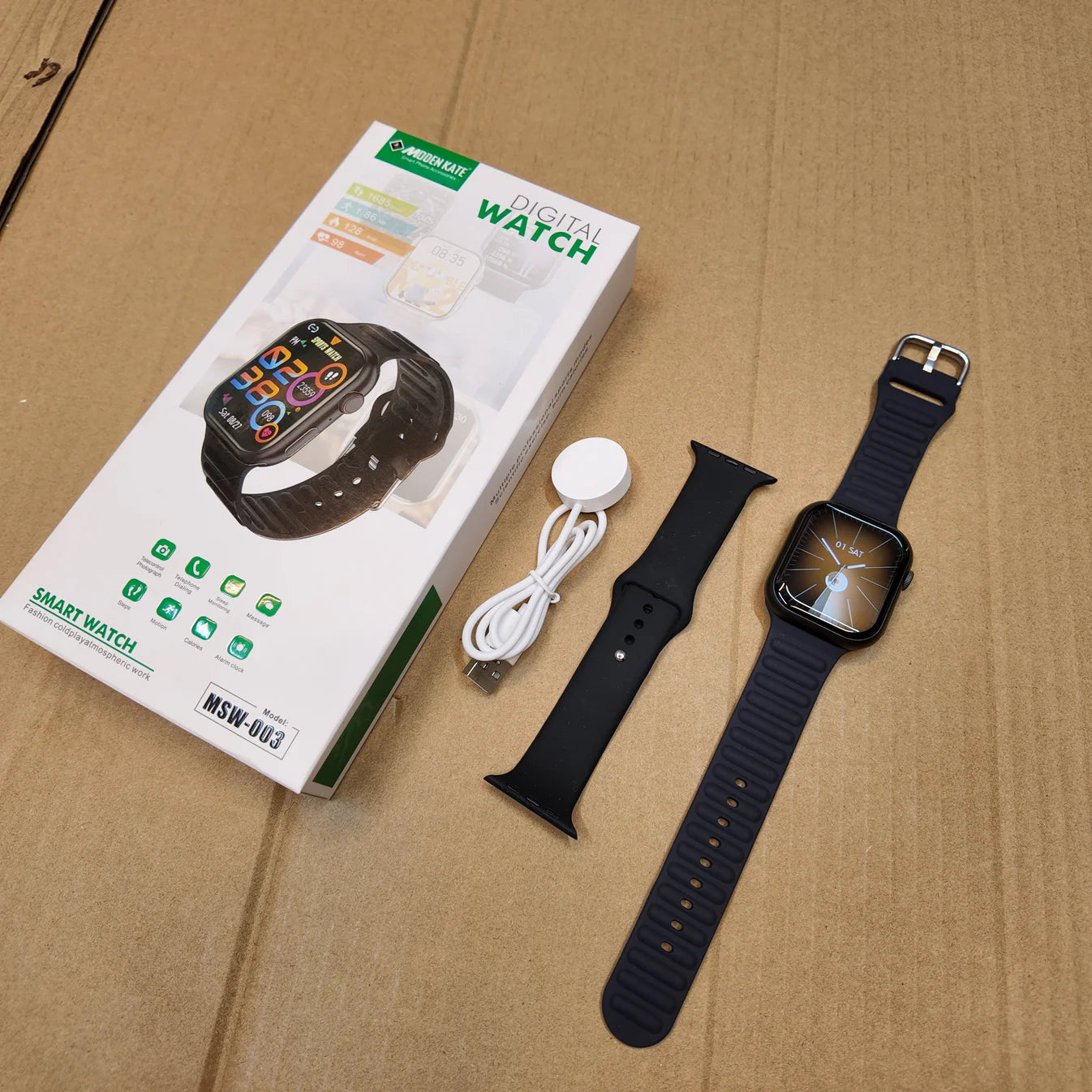 Digital Smart Watch MSW-003 – Stylish & Feature-Rich