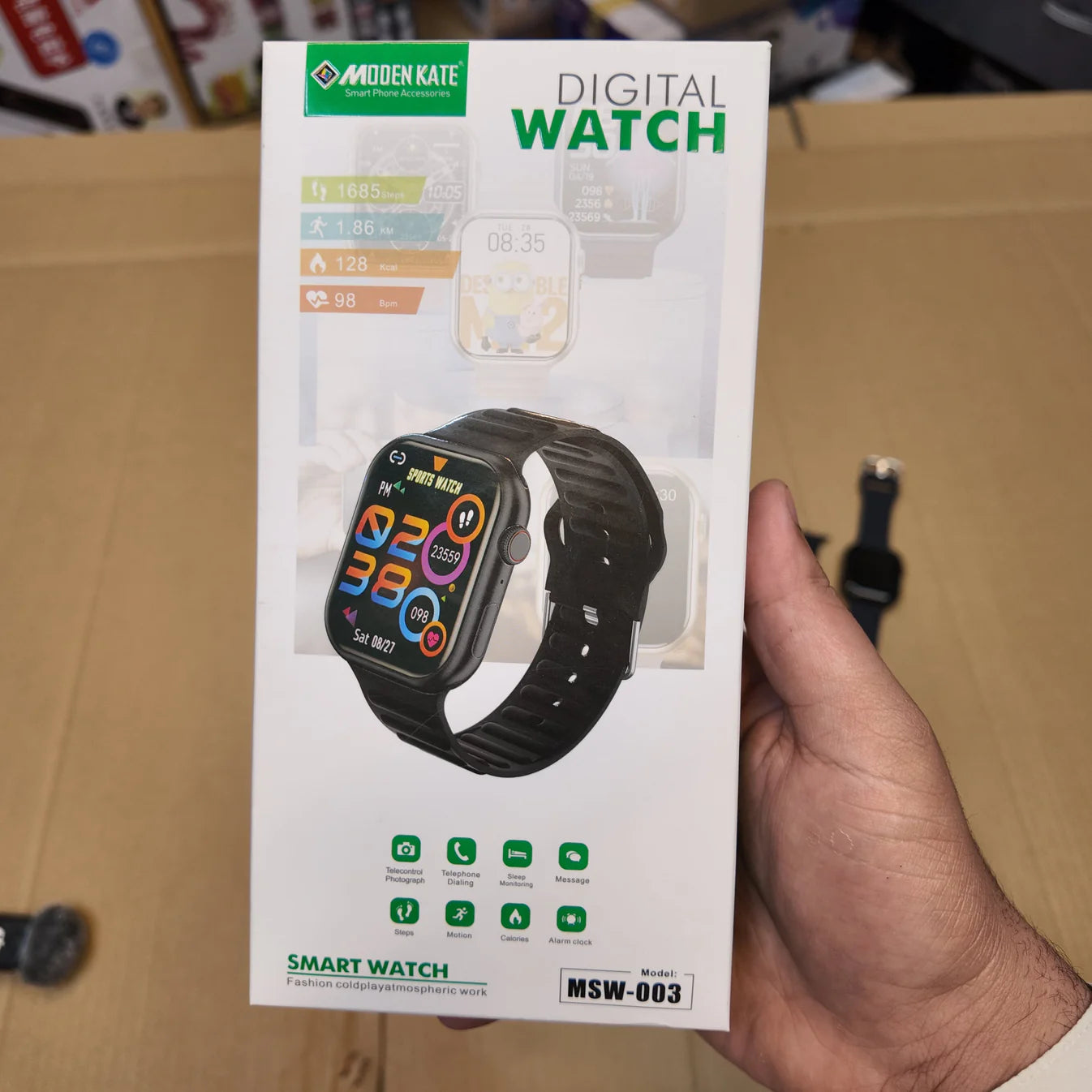 Digital Smart Watch MSW-003 – Stylish & Feature-Rich