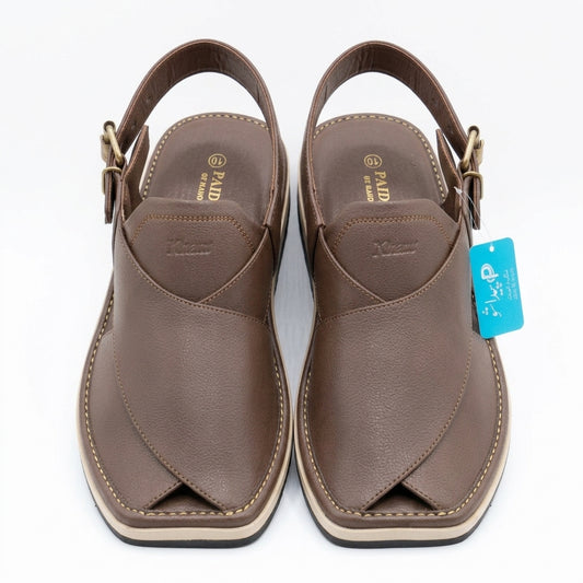 Brown Peshawari Chappal for Men | Traditional Stylish