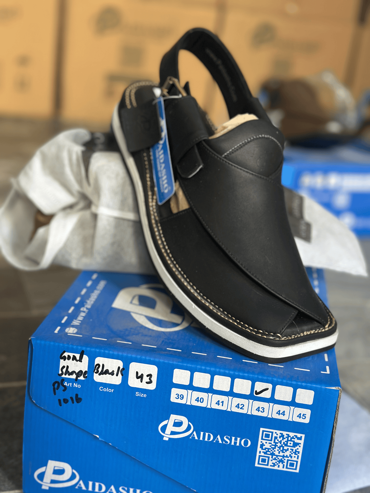 Paidasho Peshawari Chappal – Genuine Leather | Sizes 39-45 | Handmade Sandals