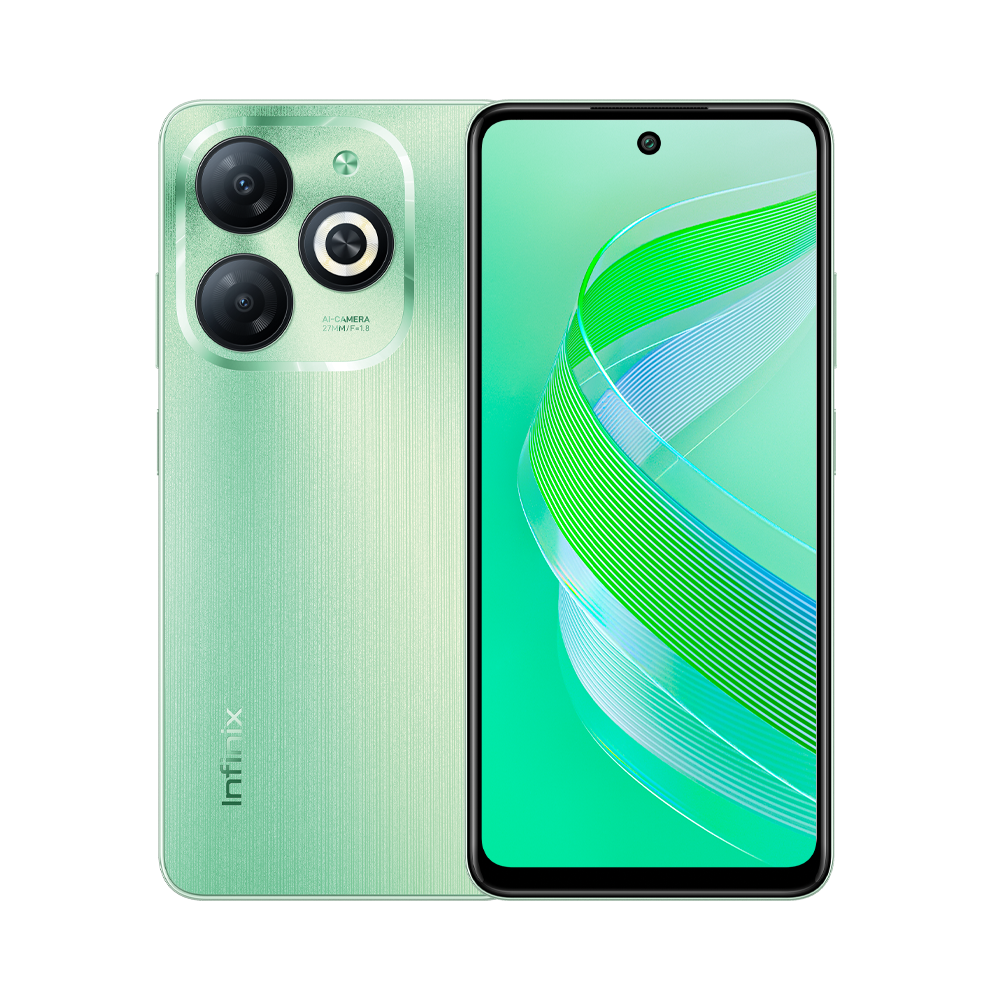 Infinix Smart 8 Crystal Green – 4GB RAM | 64GB Storage, PTA