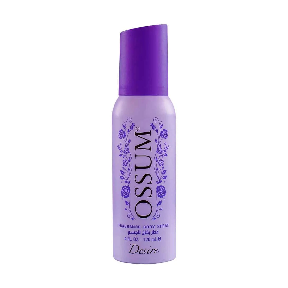 Ossum Desire Body Spray 120ml – Long-Lasting Fresh Fragrance