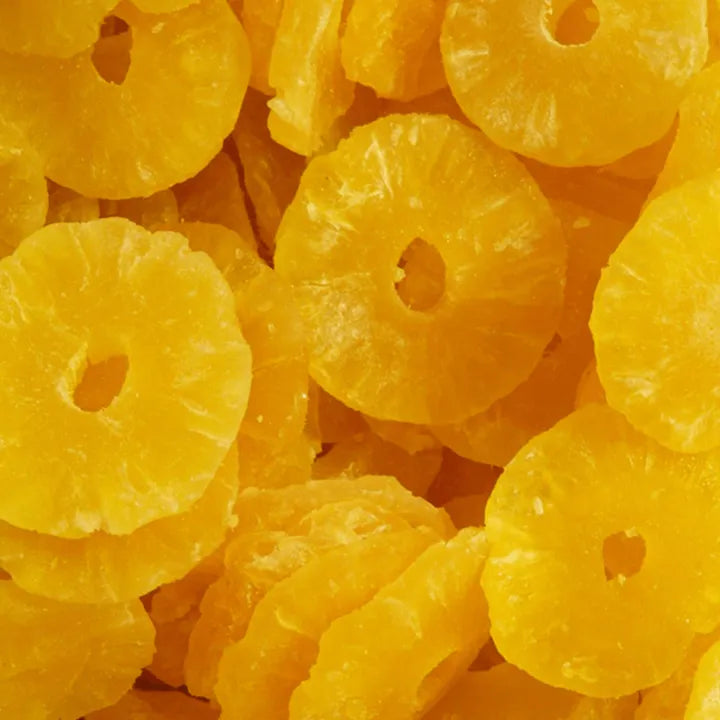 پریمیم خشک انناس کے حلقے A گریڈ 1kg - تازہ اور مزیدار