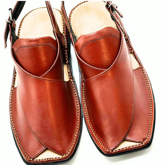Super New Design 2025 Peshawari Chappal Brown