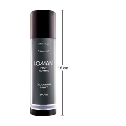 Lomani Pour Homme Deodorant Spray Unisex 200ml | Fresh Scent
