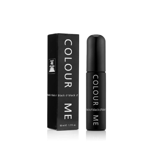 COLOUR ME Black Homme EDP - Long Lasting Men's Cologne