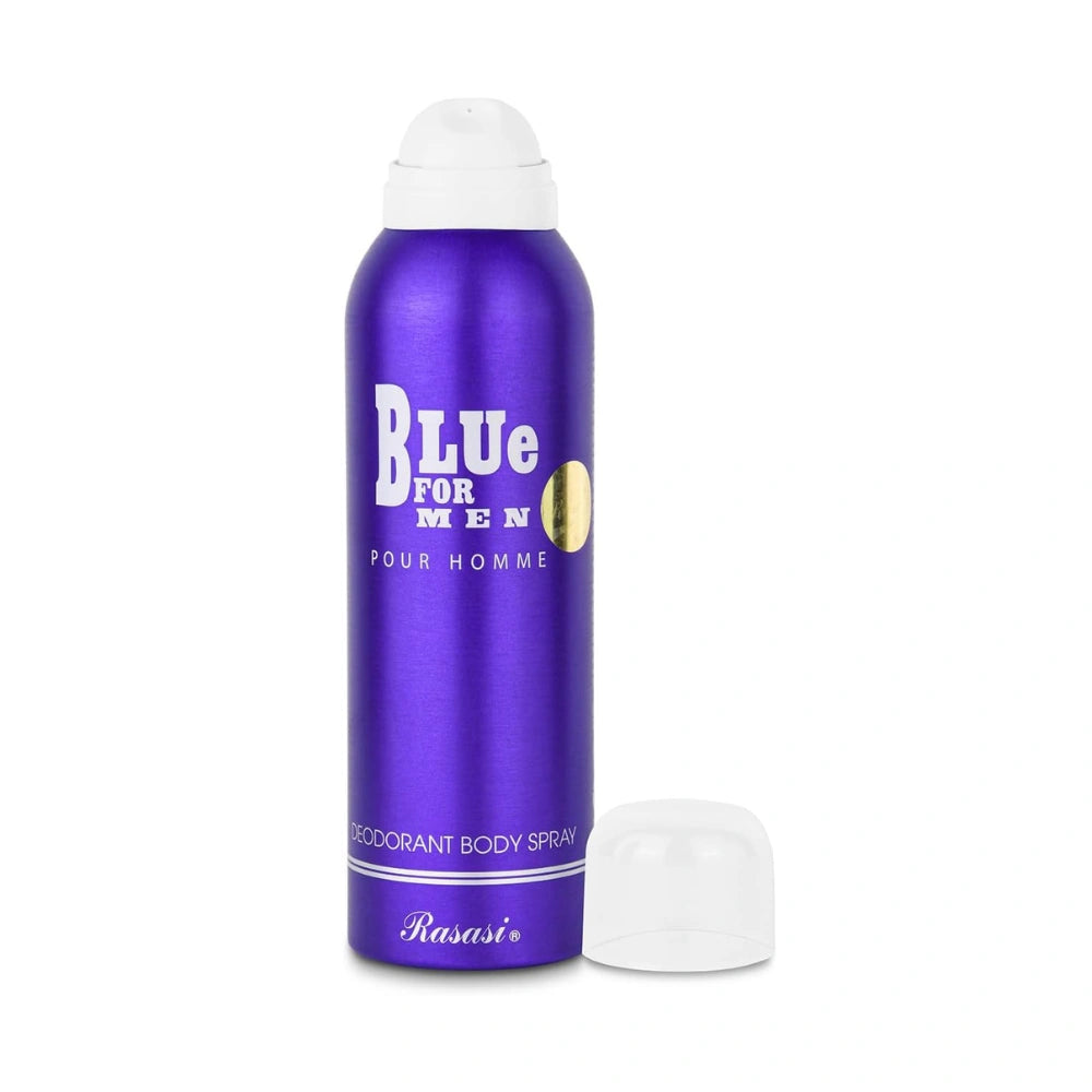 Blue For Men Deodorant by Rasasi 200ml – Long-Lasting Freshness