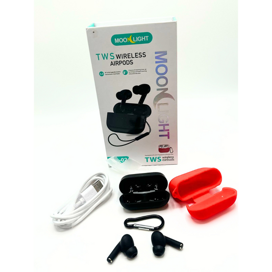 مون لائٹ TWS وائرلیس ایئر پوڈز 5.0 – اعلیٰ معیار کی آواز