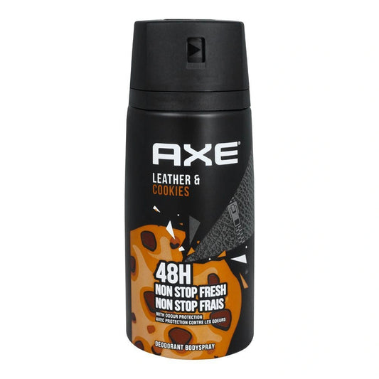 Axe Leather & Cookies 48H Deodorant Body Spray for Men, 150ml