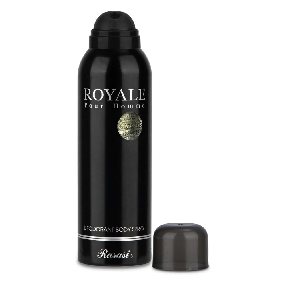 Rasasi Deodorant Spray For Men 200ml (Royale) - Long-lasting Freshness