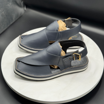 Blue Sufid Sheet Peshawari Chappal | Article P008 | Paidasho
