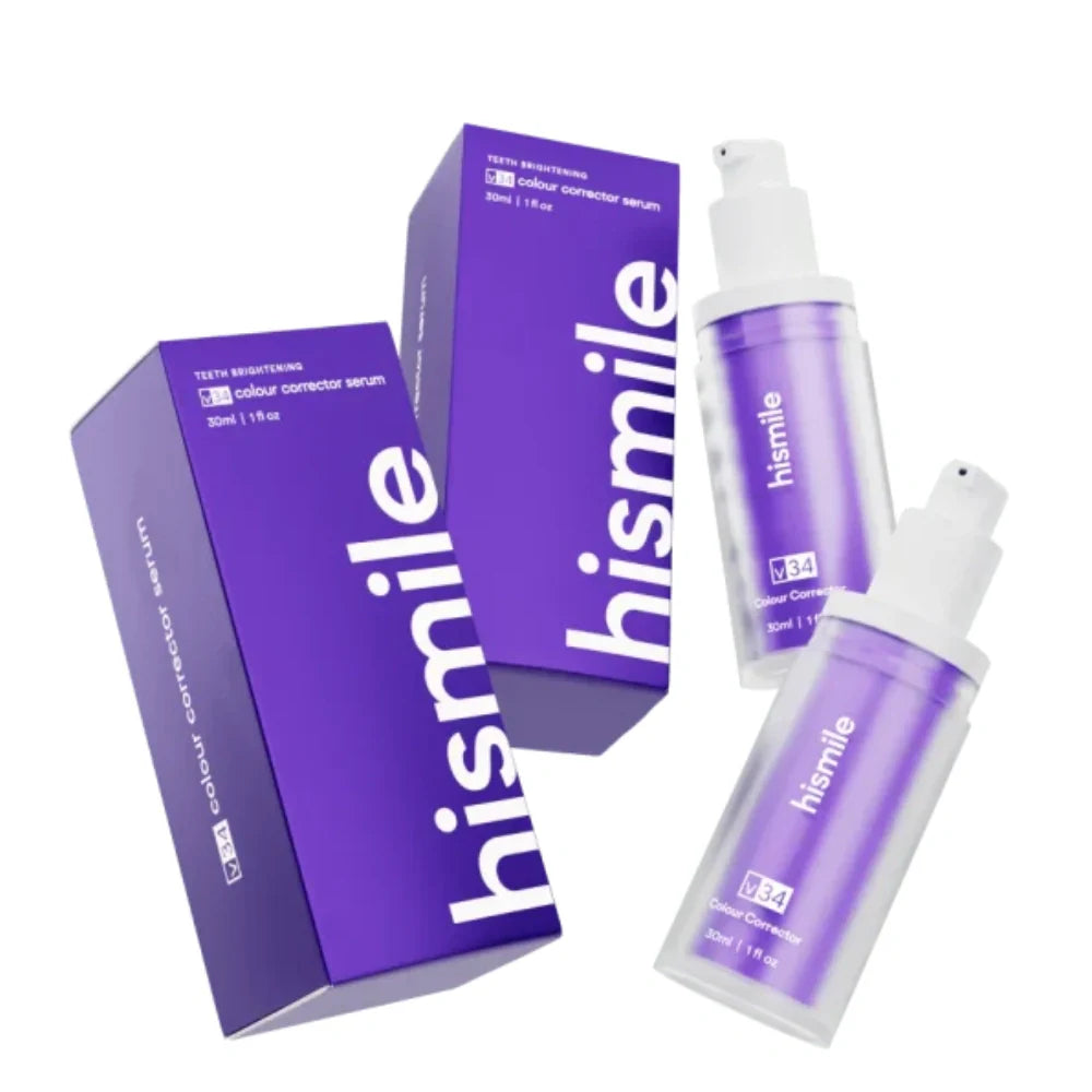 V34 Colour Corrector Serum – Purple Toothpaste for Whitening