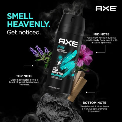 Axe Apollo Sage & Cedarwood Deodorant Spray for Men