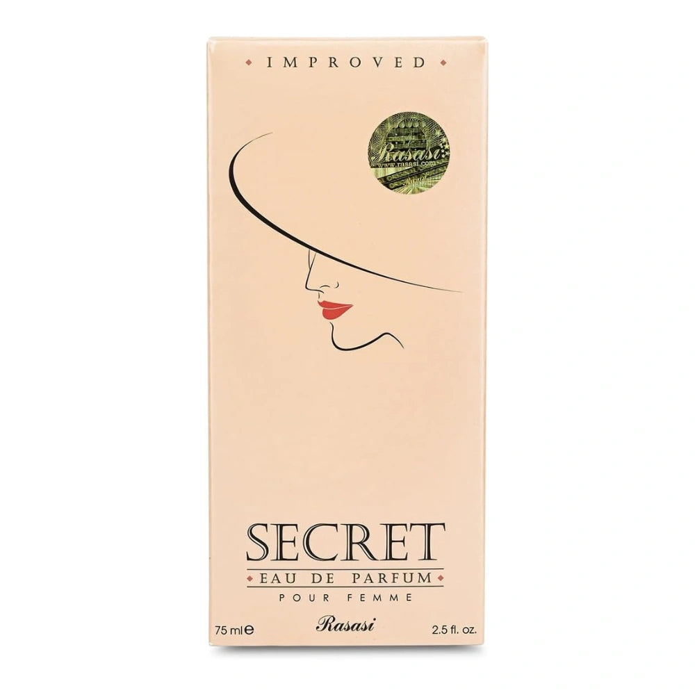 RASASI Secret For Women EDP 75ml – Long Lasting Perfume