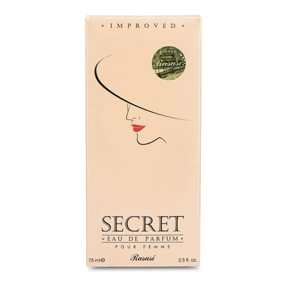 RASASI Secret For Women EDP 75ml – Long Lasting Perfume