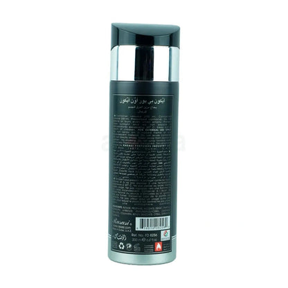 Rasasi Ikon Body Spray For Men 200ML – Long-Lasting Freshness