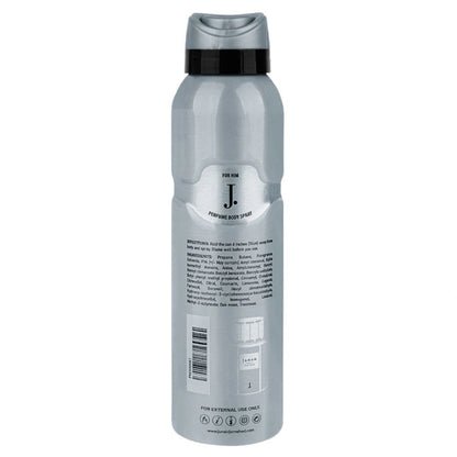 J. Janan Platinum Perfume Body Spray for Men - 150ml