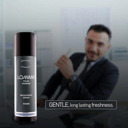 Lomani Pour Homme Deodorant Spray Unisex 200ml | Fresh Scent