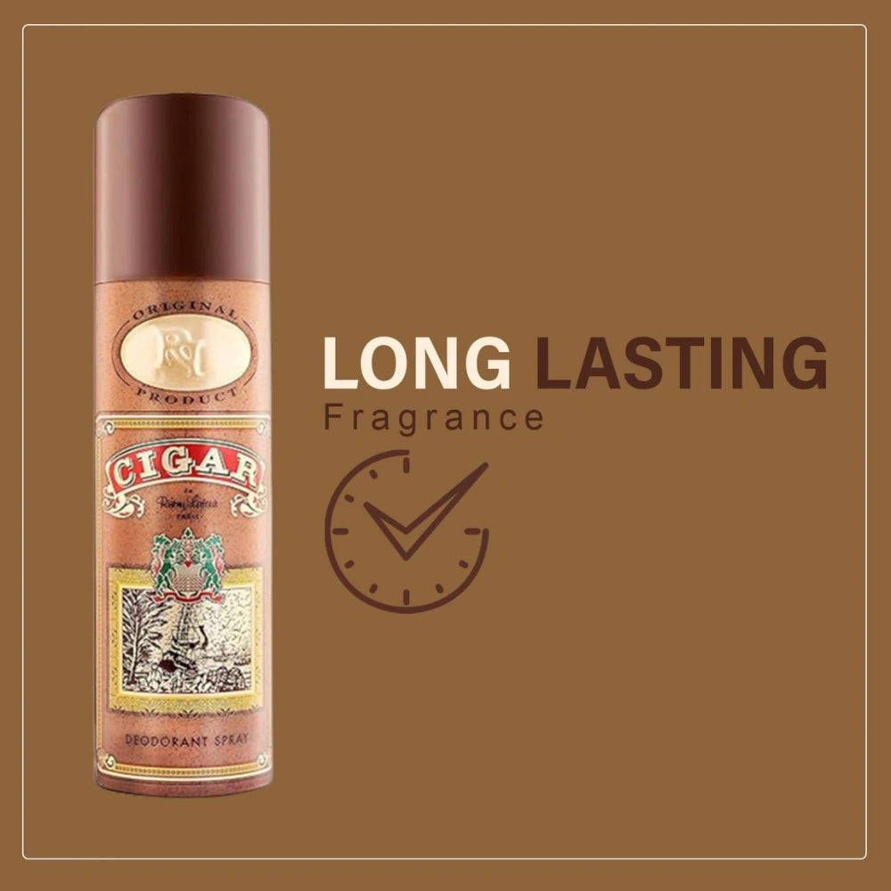 Lomani Cigar Unisex Deodorant Spray - 200ml Long-Lasting