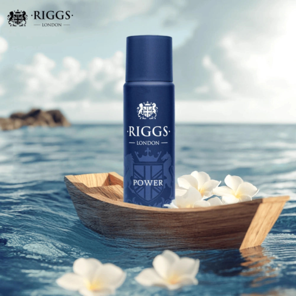 RIGGS LONDON Power Deodorant Body Spray for Men 250ml