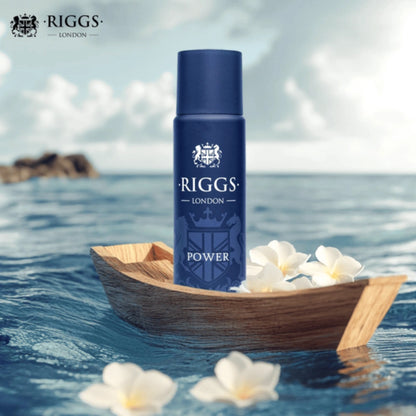 RIGGS LONDON Power Deodorant Body Spray for Men 250ml