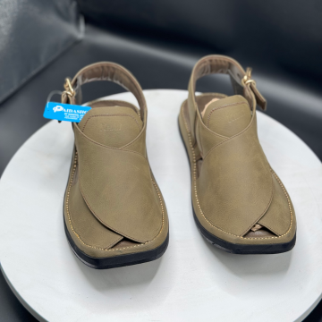 Light Mehndi Peshawari Chappal | Article P008 | Paidasho