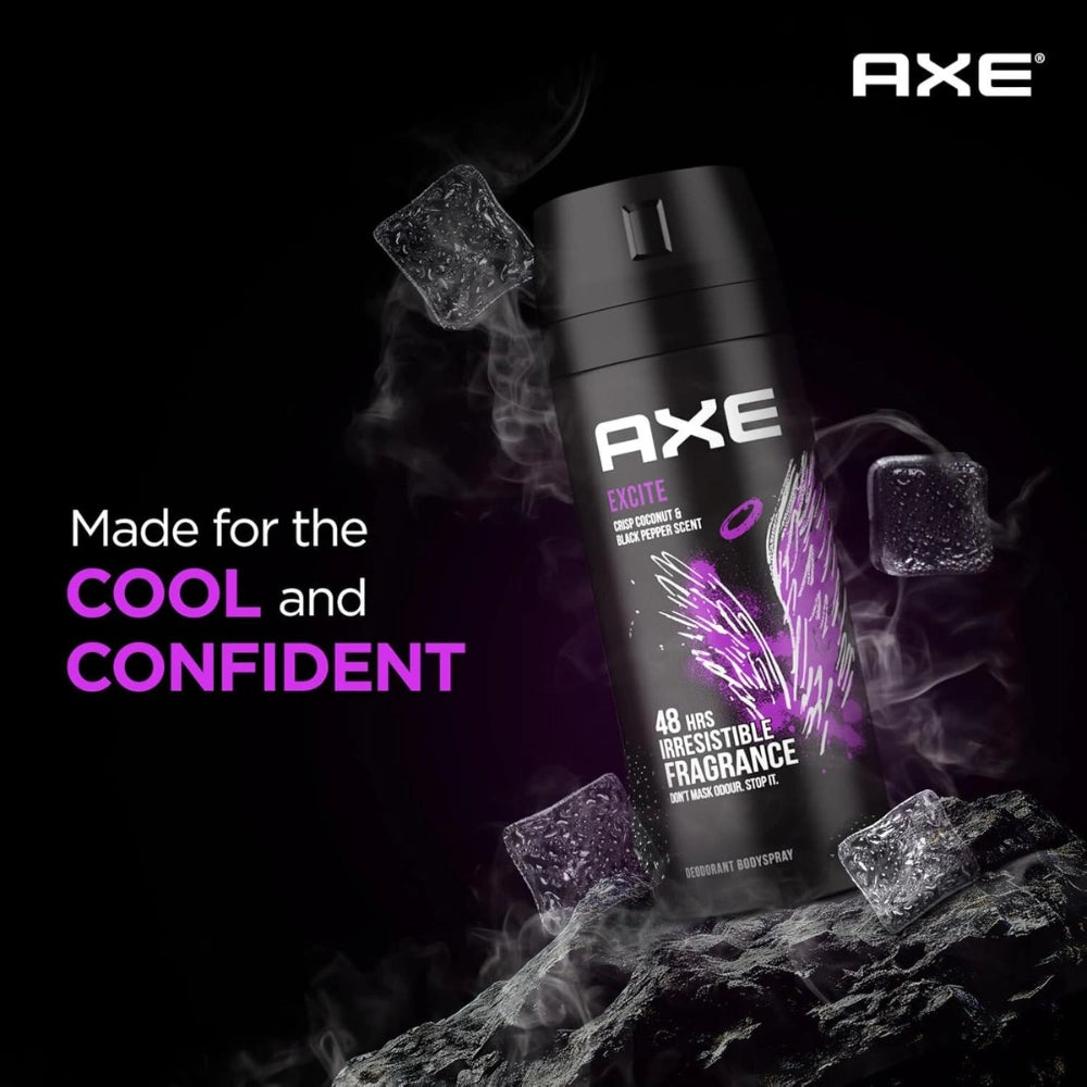 Axe Excite Body Spray for Men | 48H Odour Protection
