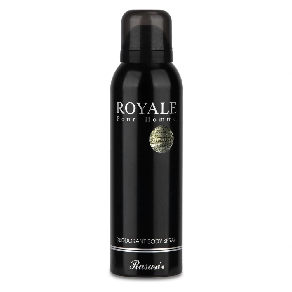 Rasasi Deodorant Spray For Men 200ml (Royale) - Long-lasting Freshness