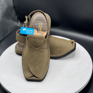 Light Mehndi Peshawari Chappal | Article P008 | Paidasho