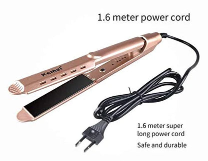 KEMEI KM-3229 پروفیشنل ہیئر سٹریٹنر - ہموار اور چیکنا