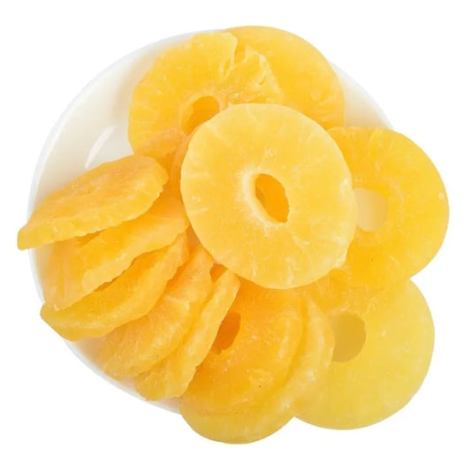 پریمیم خشک انناس کے حلقے A گریڈ 1kg - تازہ اور مزیدار