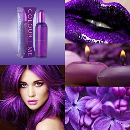 COLOUR ME Purple Eau de Parfum - Long Lasting for Women