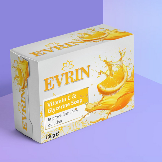 Evrin HoneyEvrin Vitamin C & Glycerine Soap – Brighten & Nourish Skin | 130g (48 pcs/carton)