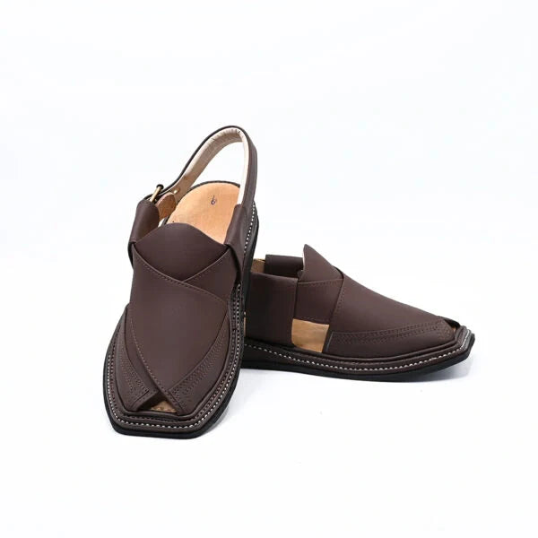 Border Simple Peshawari Sandals – Classic & Comfortable