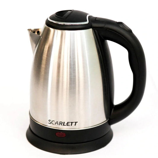Scarlett Electric Kettle 2L - سٹینلیس سٹیل فاسٹ بوائل